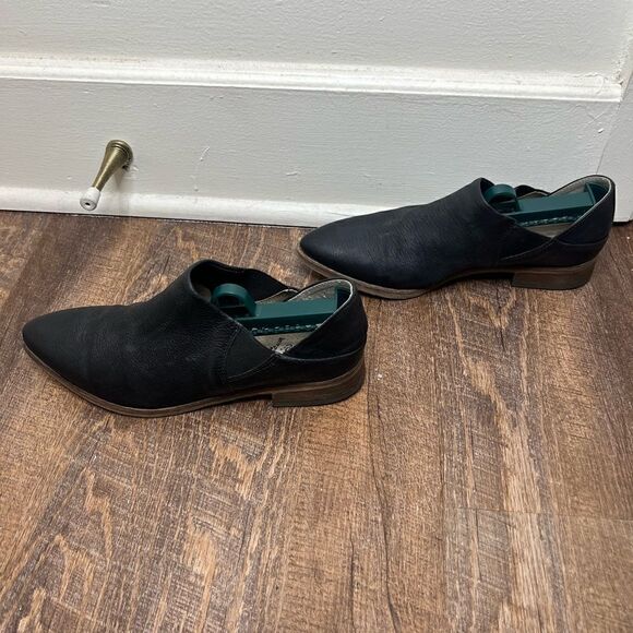 Free People x Lavorazione Artigiana Black Leather Ankle Bootie/Convertible Mules - Picture 3 of 16